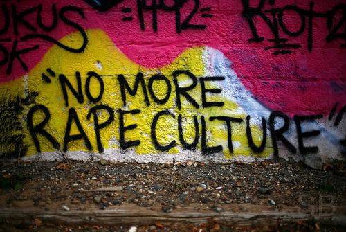 Graffiti Mural Reading No More Rape Culture